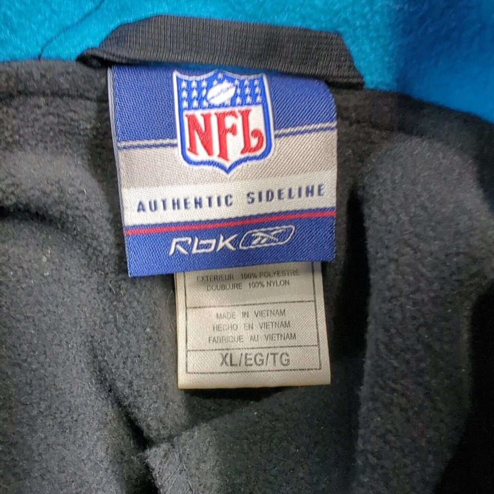 Carolina Panthers Full Zip Fleece Jacket/Coat Men's Size XL Logo - Picture 6 of 9